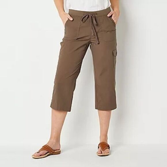 St. John's Bay Pants - Women's St. John's Bay Utility Mid Rise Capris - NWT - Size Small